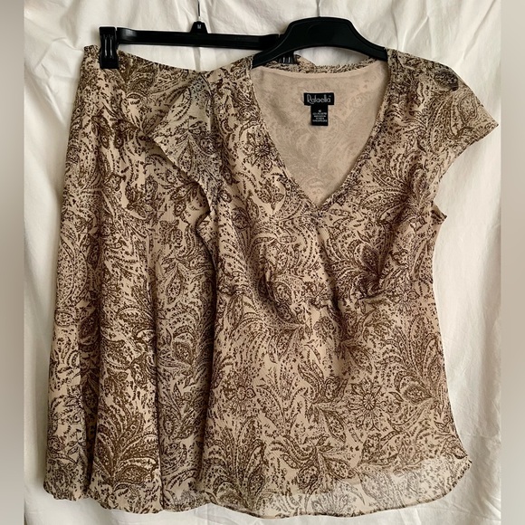 Ensemble 2 Pièces Rampage Vintage - Taille Junior 7 - Top Et Jupe - Très Bon état